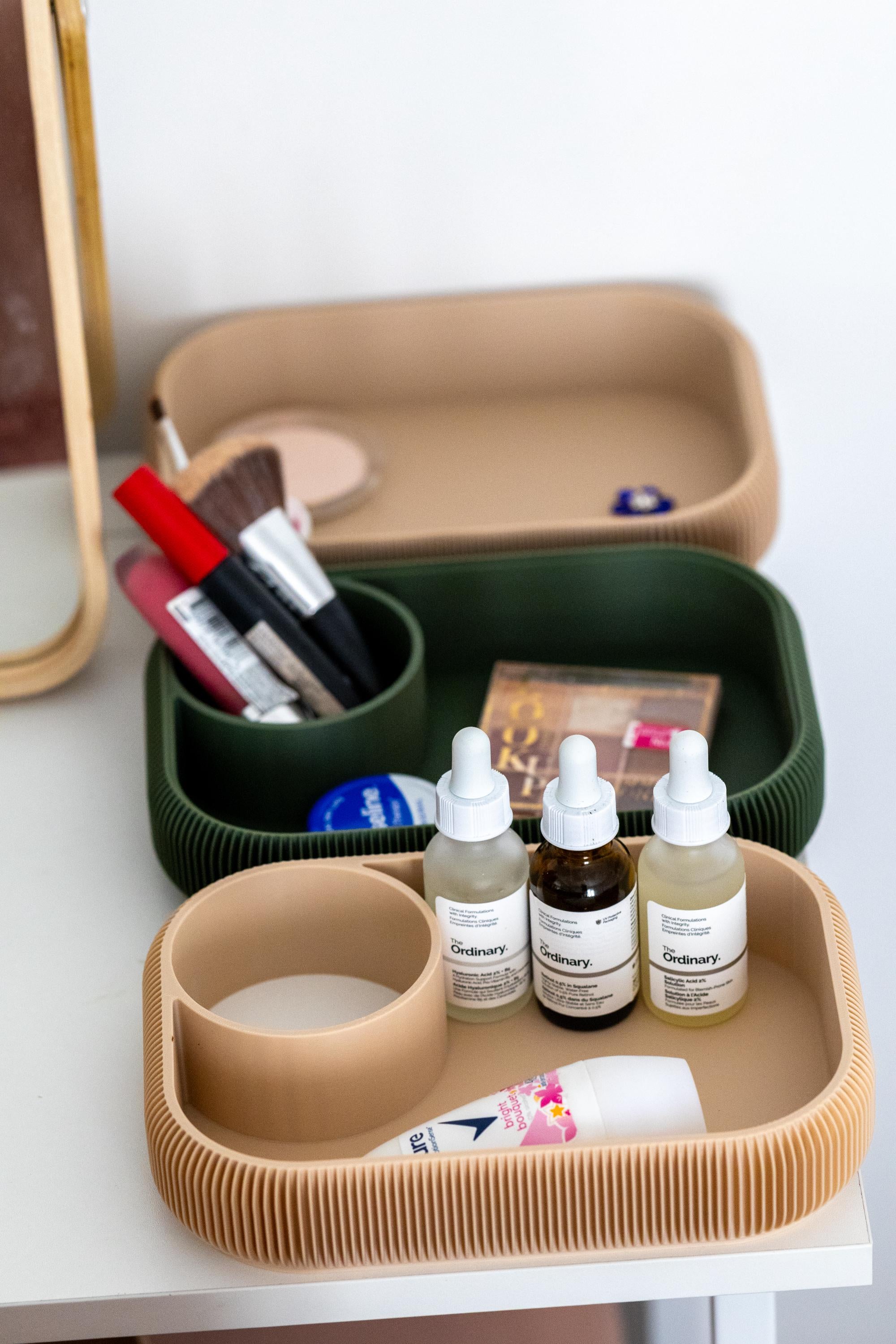 3D Printed Vanity Organizer: Eco-Friendly Skincare, Jewelry & Makeup Holder