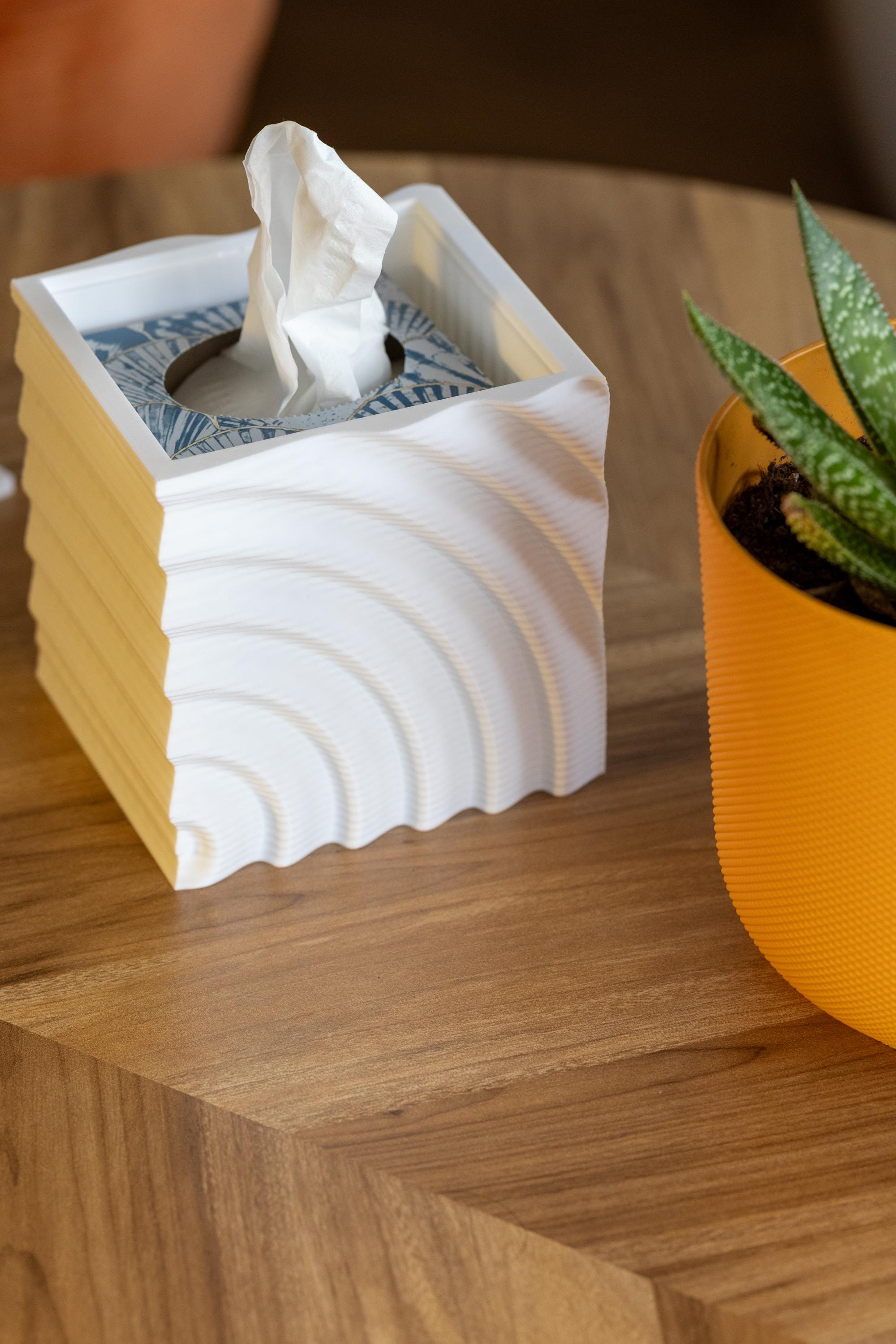 Modern Tissue Box Cover: Eco-Friendly PLA Minimalist Design I 3D Printed