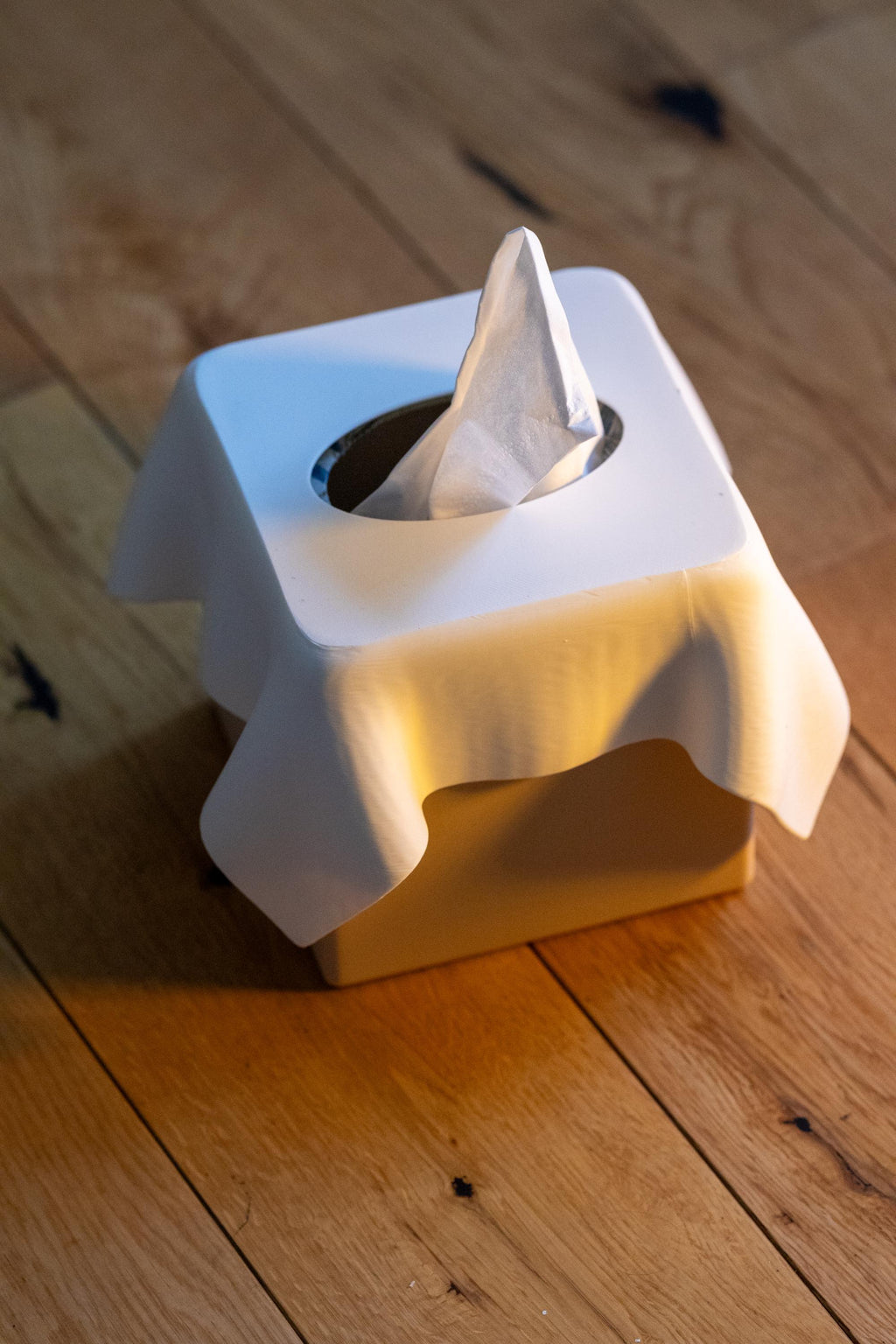 Minimalist Square Tissue Box Cover: Eco-Friendly PLA Modern Decor