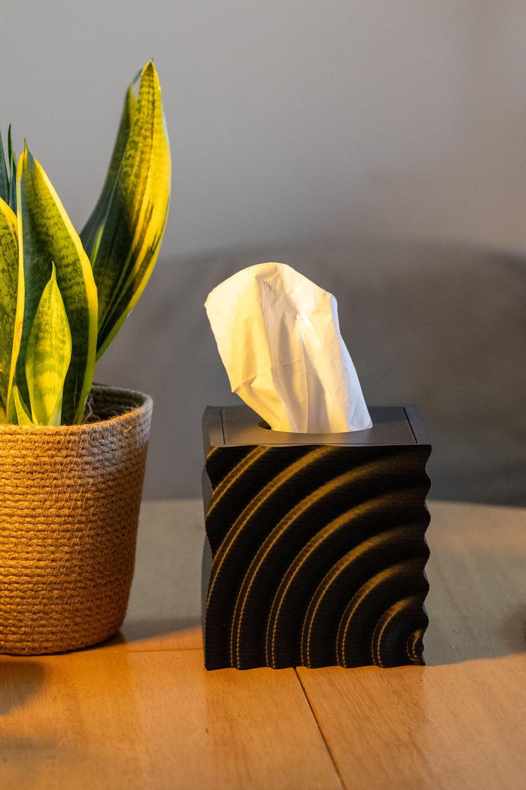 Modern Tissue Box Cover: Eco-Friendly PLA Minimalist Design I 3D Printed