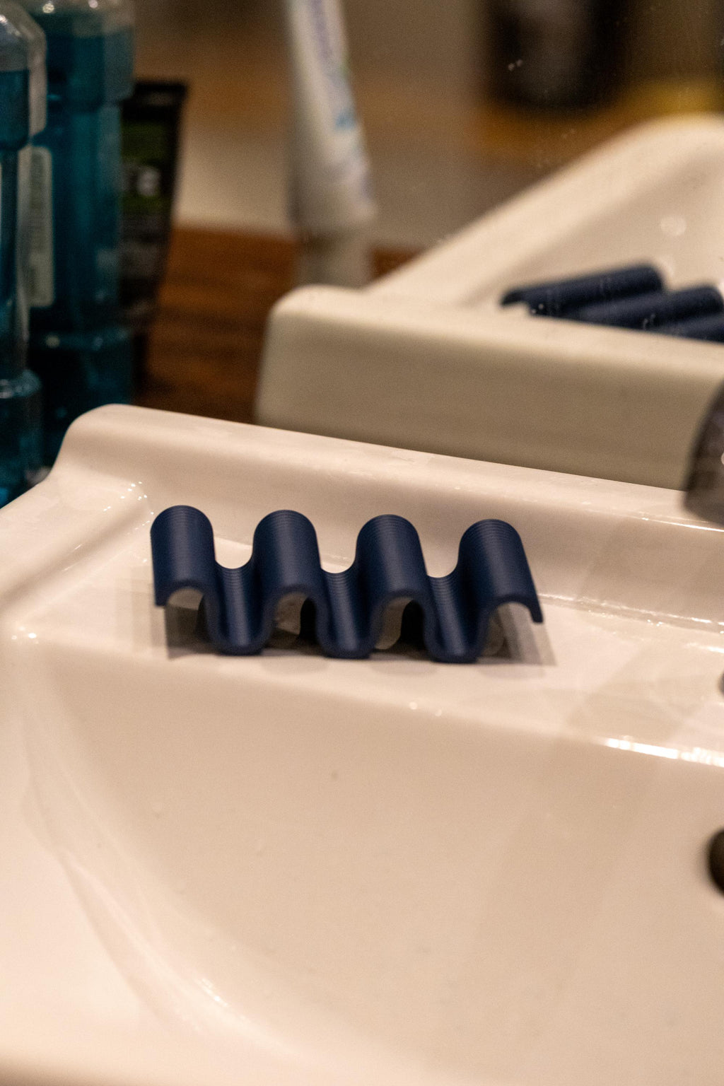 Wavy Soap Dish: Eco-Friendly Bathroom Decor I 3D Printed