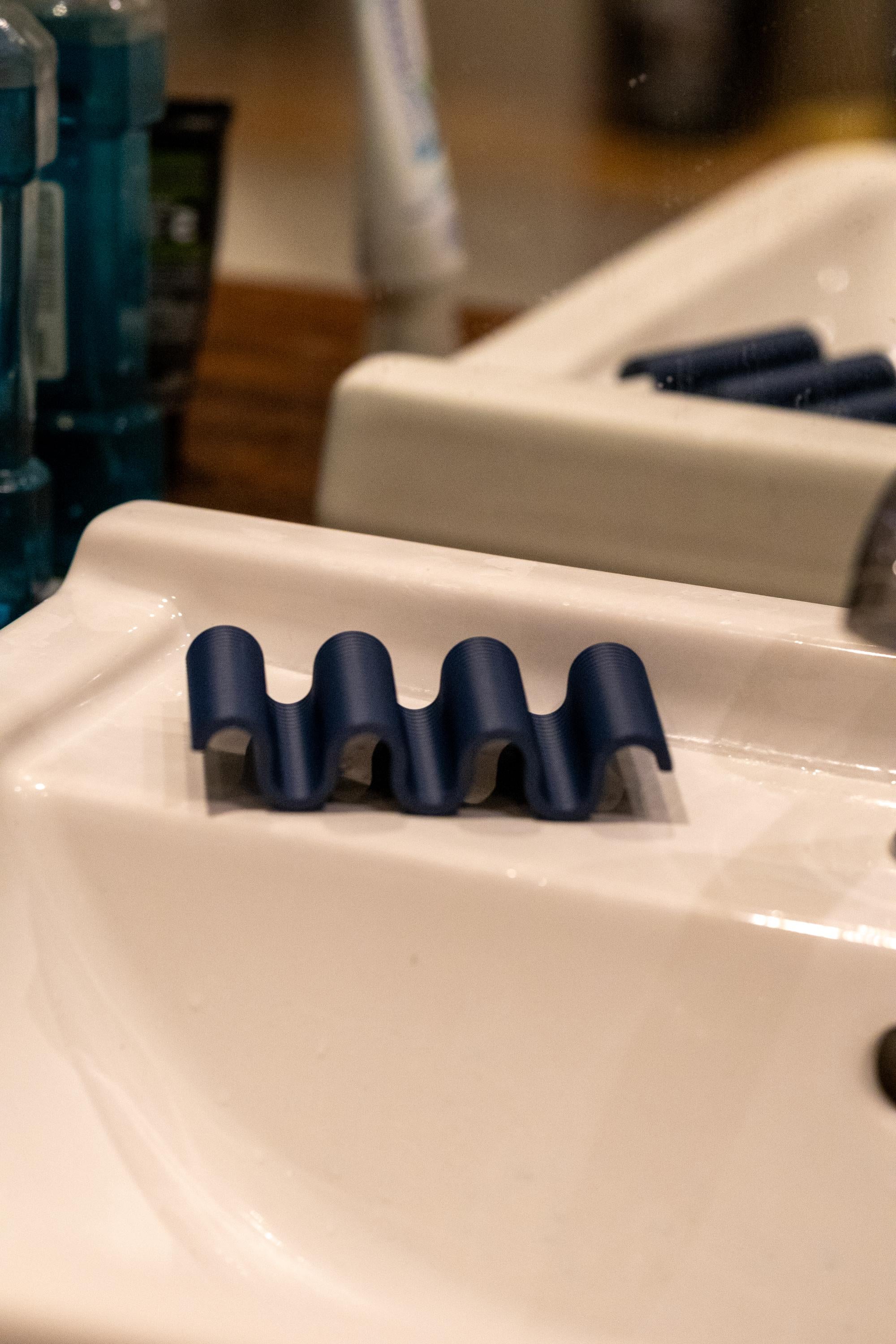 Wavy Soap Dish: Eco-Friendly Bathroom Decor I 3D Printed