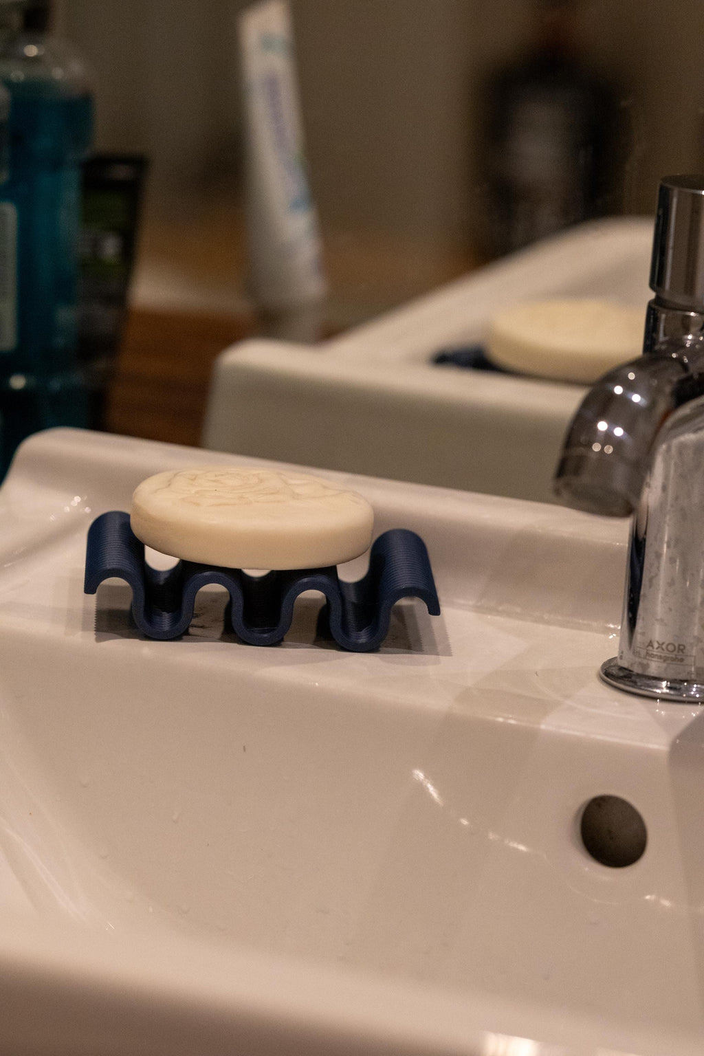 Wavy Soap Dish: Eco-Friendly Bathroom Decor I 3D Printed