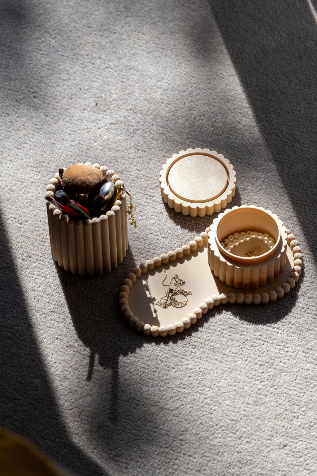 Makeup Organizer Set: Eco-Friendly Vanity Storage I 3D Printed