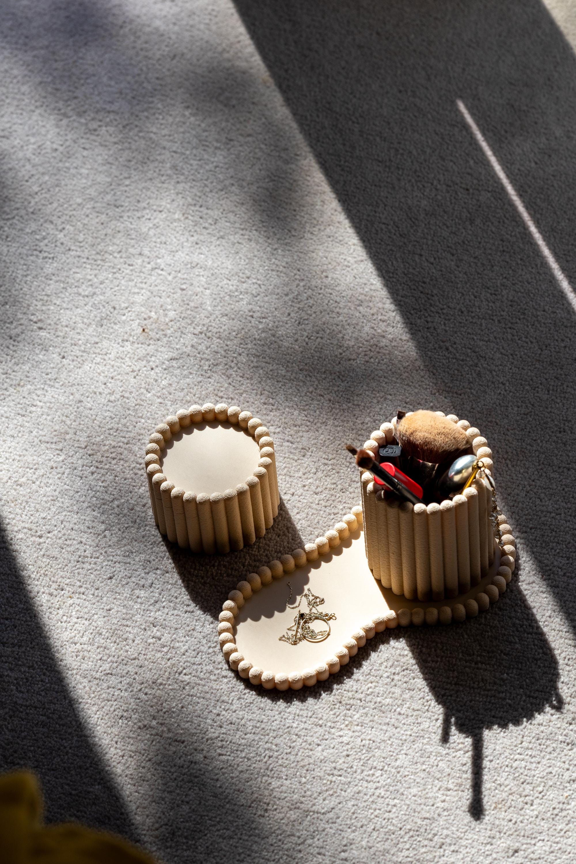 Makeup Organizer Set: Eco-Friendly Vanity Storage I 3D Printed