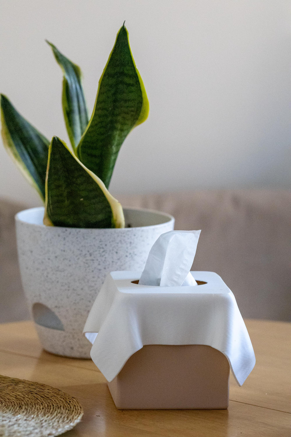 Minimalist Square Tissue Box Cover: Eco-Friendly PLA Modern Decor