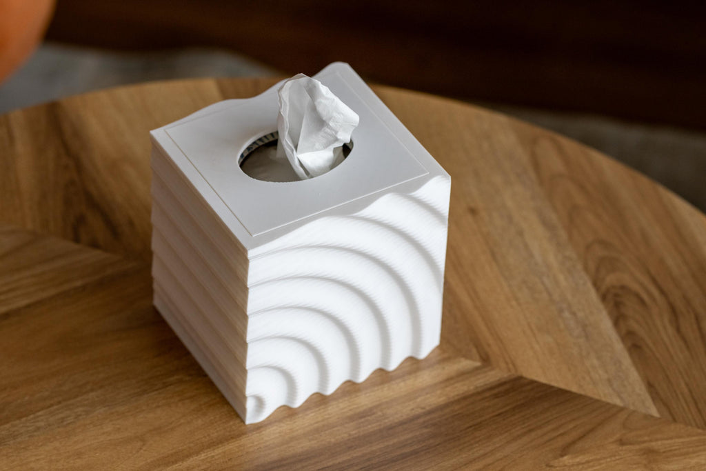 Modern Tissue Box Cover: Eco-Friendly PLA Minimalist Design I 3D Printed