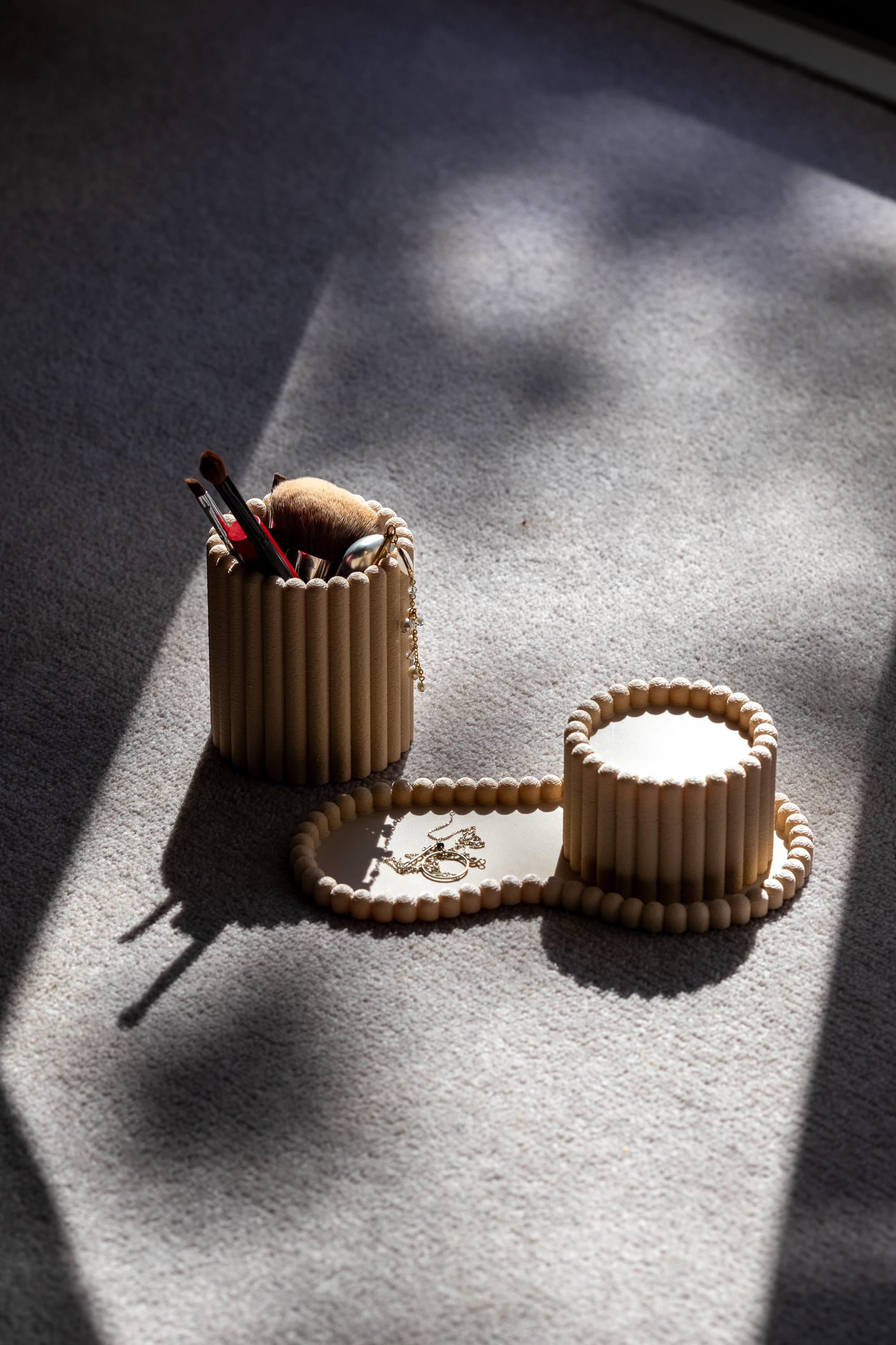 Makeup Organizer Set: Eco-Friendly Vanity Storage I 3D Printed