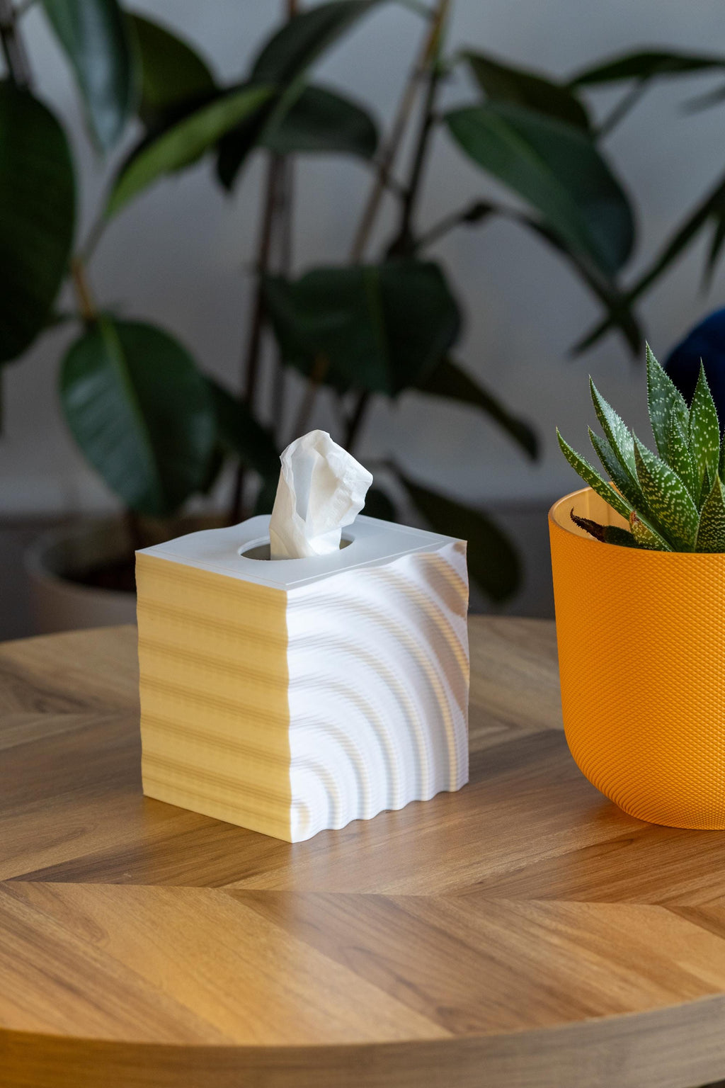 Modern Tissue Box Cover: Eco-Friendly PLA Minimalist Design I 3D Printed